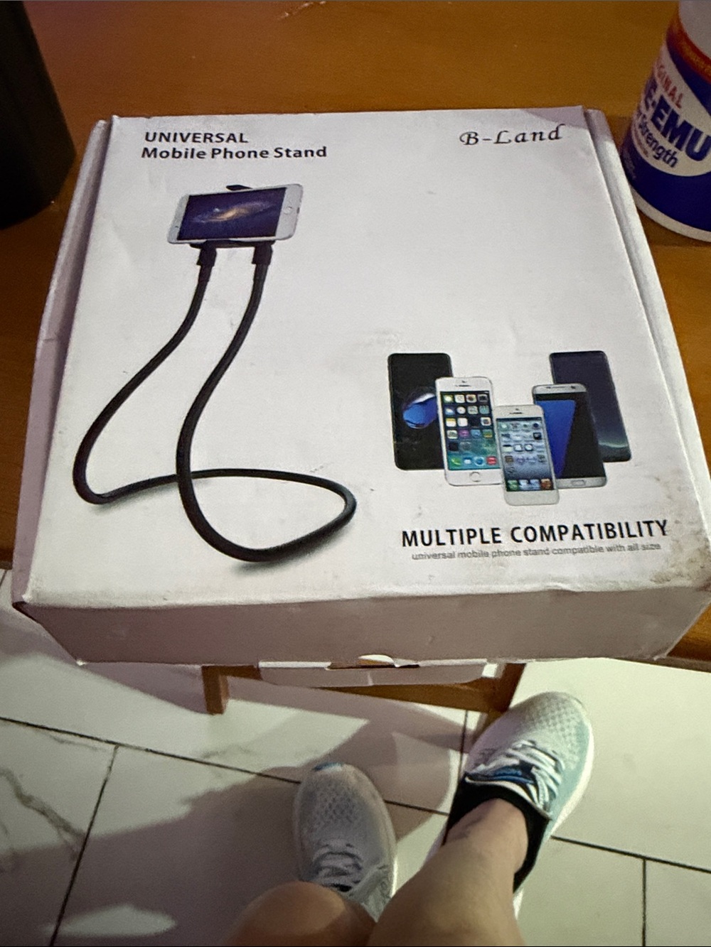 Universal Flexible Mobile Phone Stand - Black